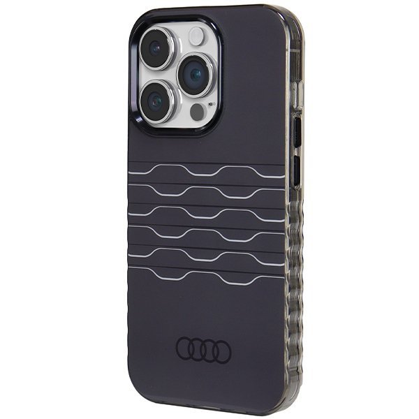 Audi IML MagSafe Case iPhone 14 Pro 6.1&quot; czarny/black hardcase AU-IMLMIP14P-A6/D3-BK