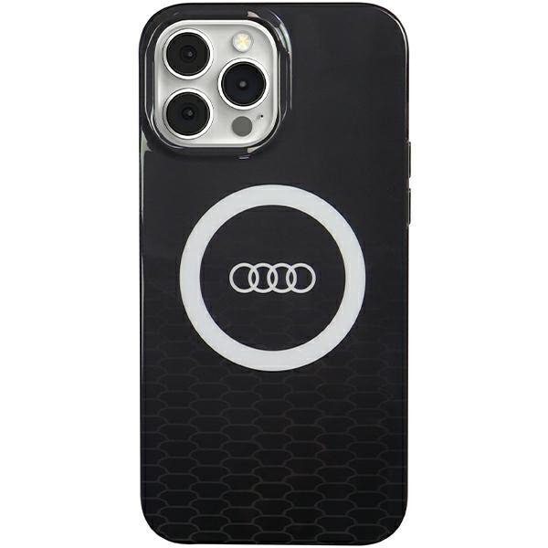 Audi IML Big Logo MagSafe Case iPhone 13 Pro / 13 6.1&quot; czarny/black hardcase AU-IMLMIP13P-Q5/D2-BK