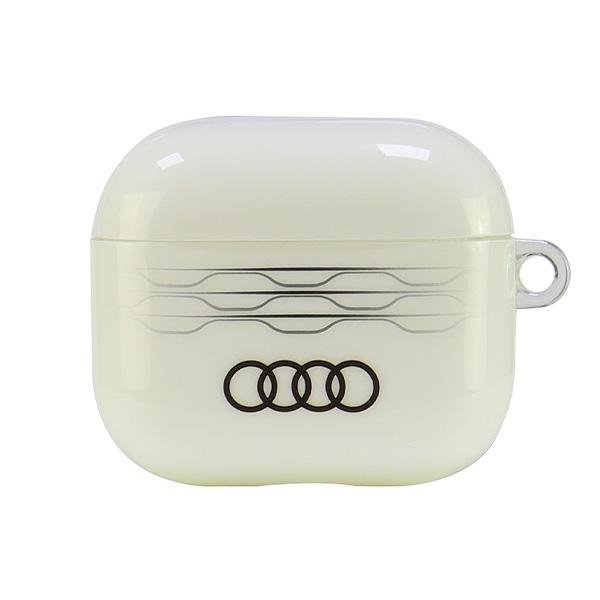 Audi IML Geometric Pattern AirPods 3cover biały/white AU-IMLAP3-A6/D3-WE