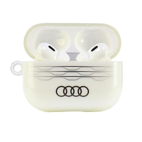 Audi IML Geometric Pattern AirPods Pro 2cover biały/white AU-IMLAPP2-A6/D3-WE