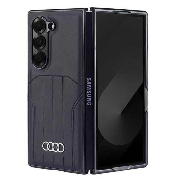 Audi Synthetic Leather MagSafe Z Fold 6 F956 czarny/black hardcase AU-TPUPCMFold6-Q5/D1-BK