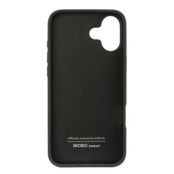 Audi Synthetic Leather iPhone 16 Plus6.7&quot; czarny/black hardcase AU-TPUPCIP16M-GT/D2-BK