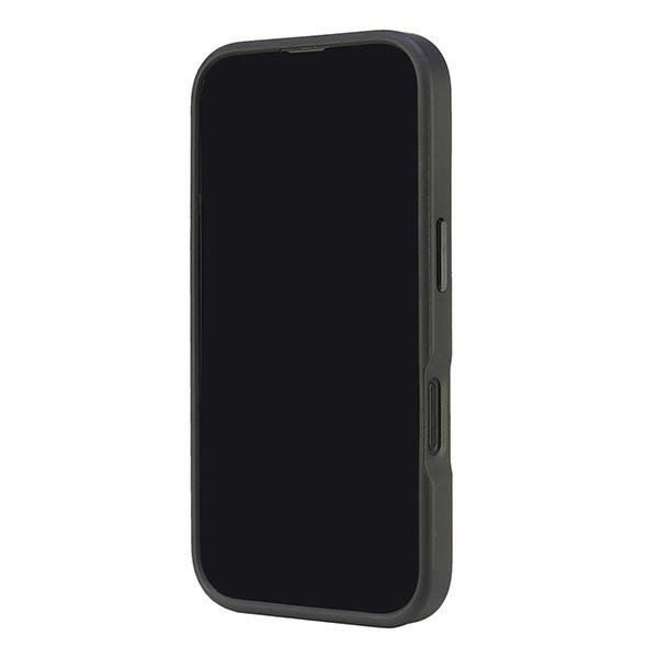 Audi Genuine Leather MagSafe iPhone 16 6.1&quot; czarno-czerwony hardcase AU-TPUPCMIP16-R8/D3-RD