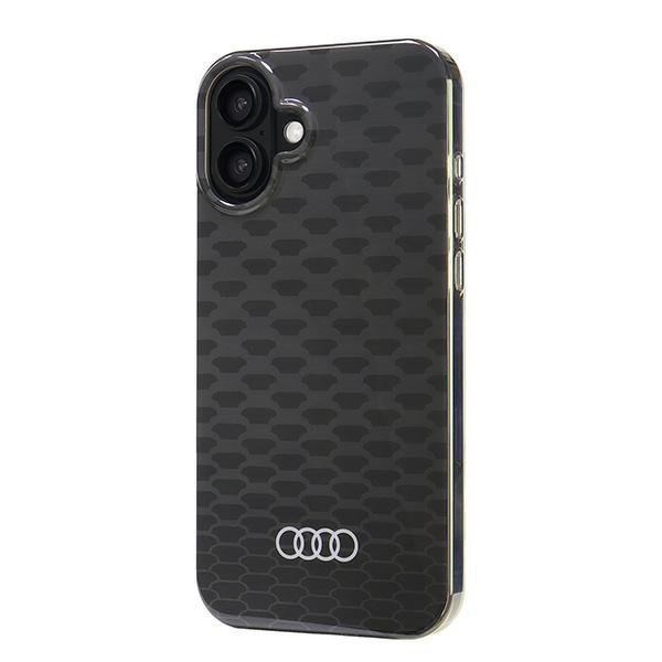 Audi IML Stitching Pattern MagSafeiPhone 16 Plus 6.7&quot; czarny/black hardcase AU-IMLMIP16M-Q5/D3-BK
