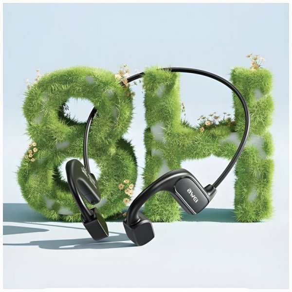 AWEI słuchawki przewodnictwo powietrzneA897BL czarny/black Air Conduction