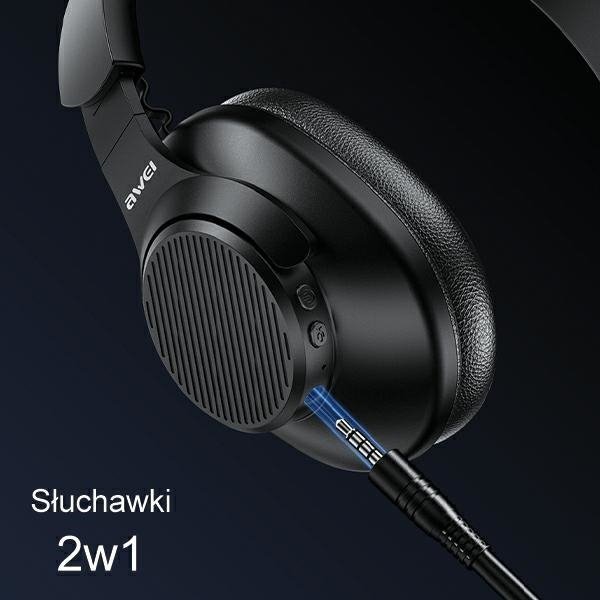 AWEI słuchawki nauszne A997 Pro ANCBluetooth czarny/black