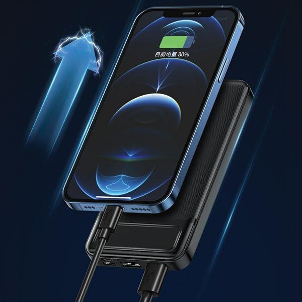 AWEI PowerBank P5K 10000mAh 2.1Aczarny/black 2xUSB