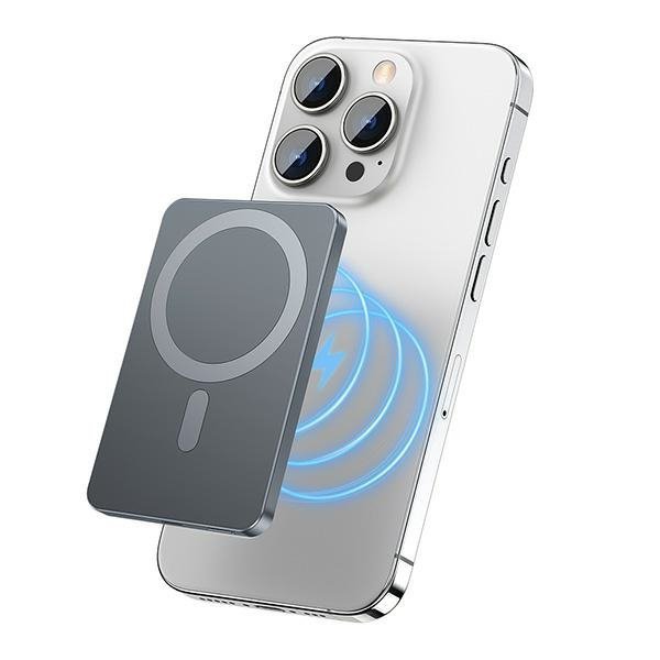 AWEI PowerBank MagSafe P112K 5000mAhszary/grey
