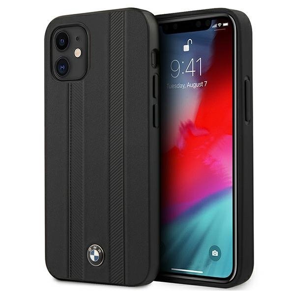 Etui BMW BMHCP12STTBK iPhone12 mini 5,4&quot; czarny/black hardcase Signature Tire Marks