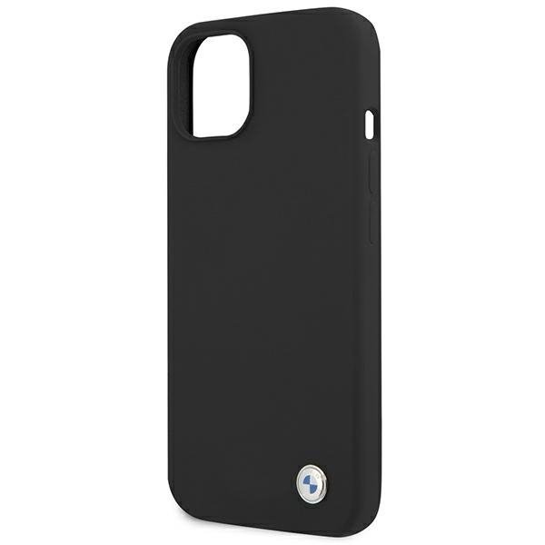 Etui BMW BMHCP13MSILBK iPhone 13 / 14 / 15 6.1&quot; czarny/black hardcase Silicone Signature