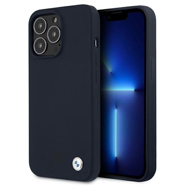 Etui BMW BMHCP13XSILNA iPhone 13 Pro Max 6,7&quot; granatowy/navy hardcase Silicone Signature