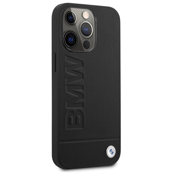 Etui BMW BMHMP14XSLLBK iPhone 14 Pro Max 6,7&quot; czarny/black hardcase Signature Logo Imprint Magsafe