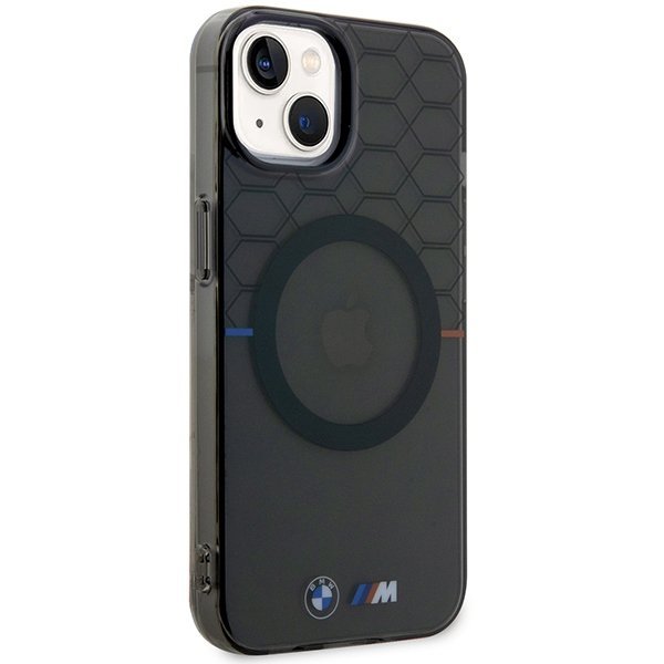 Etui BMW BMHMP14MHGPK iPhone 14 Plus/ 15 Plus 6.7&quot; szary/grey Pattern MagSafe
