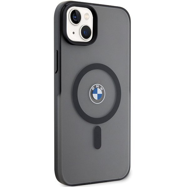 Etui BMW BMHMP14MDSLK iPhone 14 Plus / 15 Plus 6.7&quot; czarny/black hardcase Signature MagSafe