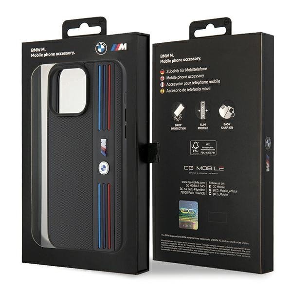 BMW BMHCP15L22PPMK iPhone 15 Pro 6.1&quot;czarny/black Tricolor M Collection