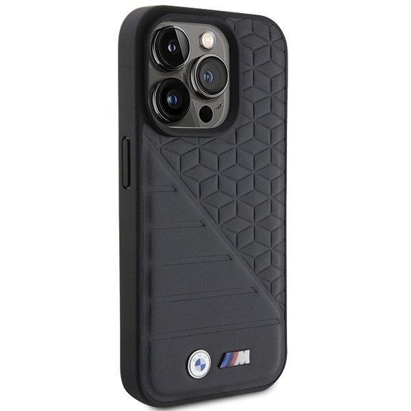 BMW BMHCP15L22PMGK iPhone 15 Pro 6.1&quot; czarny/black hardcase Bi Pattern