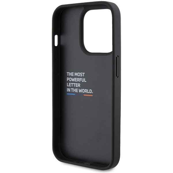 BMW BMHCP15L22PMGK iPhone 15 Pro 6.1&quot; czarny/black hardcase Bi Pattern