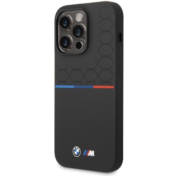 BMW BMHCP15X22SMPK iPhone 15 Pro Max6.7&quot; czarny/black Silicone Pattern