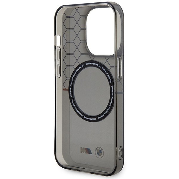 BMW BMHMP13LHGPK iPhone 13 Pro / 13 6.1&quot;szary/grey Pattern MagSafe