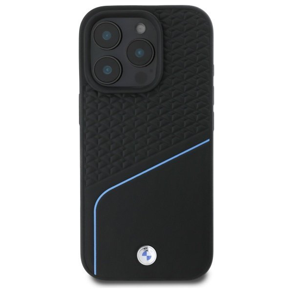 BMW BMHMP16X23RDCLK iPhone 16 Pro Max     6.9&quot; czarny/black hardcase Sign Leather Textured And Line MagSafe
