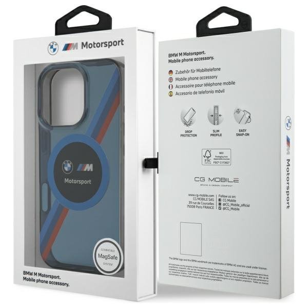 BMW BMHMP16X23HTPUV iPhone 16 Pro Max    6.9&quot; granatowy/navy hardcase Motorsport IML Circle MagSafe