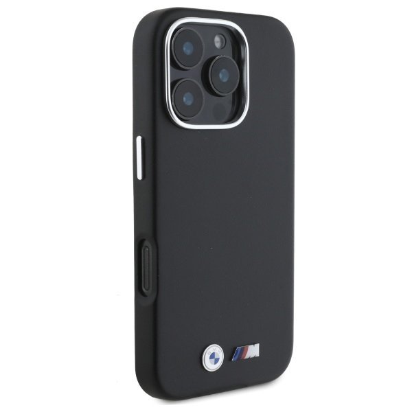 BMW BMHCP16X23PMWK iPhone 16 Pro Max 6.9&quot; czarny/black hardcase M Smooth Full Wrapped Metal