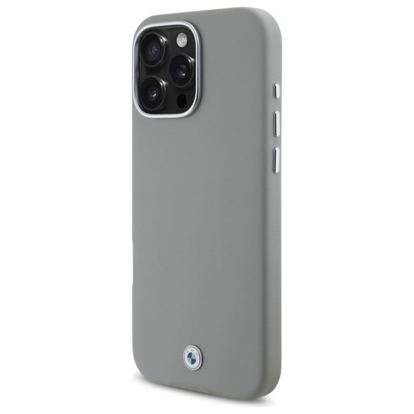 BMW BMHMP16X23PUFWG iPhone 16 Pro Max 6.9&quot; szary/grey hardcase Sign Full Wrapped Metal MagSafe