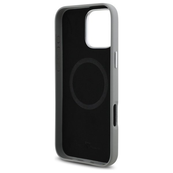 BMW BMHMP16X23PUFWG iPhone 16 Pro Max 6.9&quot; szary/grey hardcase Sign Full Wrapped Metal MagSafe