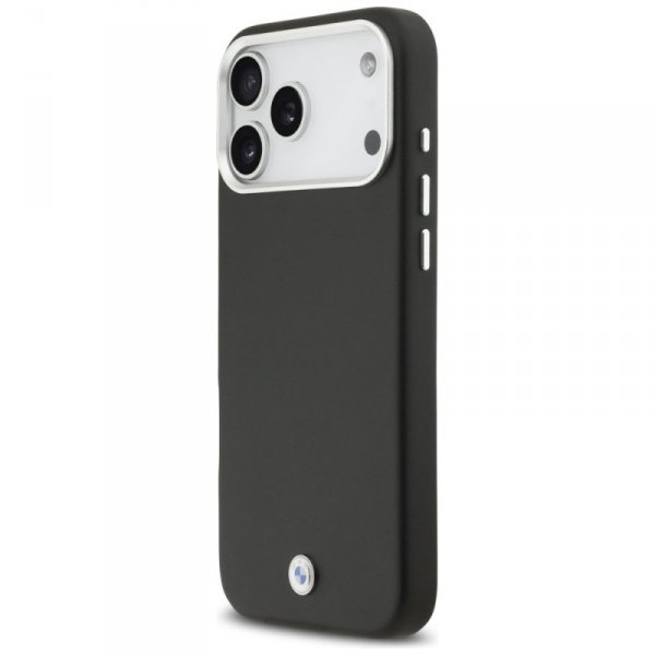 Etui BMW Sign Full Wrapped Metal MagSafe do iPhone 17 Pro Max czarny