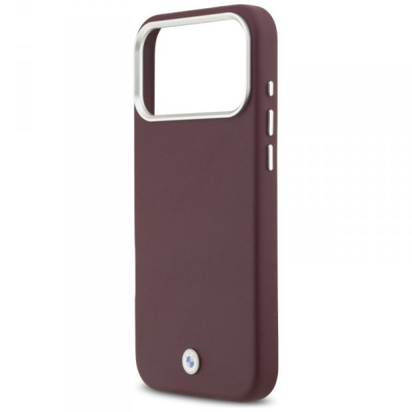 Etui BMW Sign Full Wrapped Metal MagSafe do iPhone 17 Pro Max czerwony