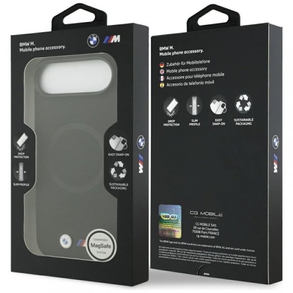 Etui BMW M FW Metal Logo MagSafe do      iPhone Air czarny