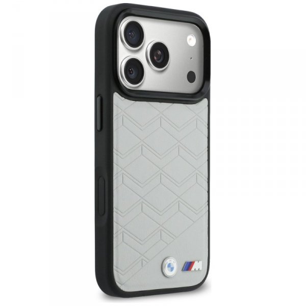 Etui BMW M Shape Logo MagSafe do iPhone  17 Pro Max szary