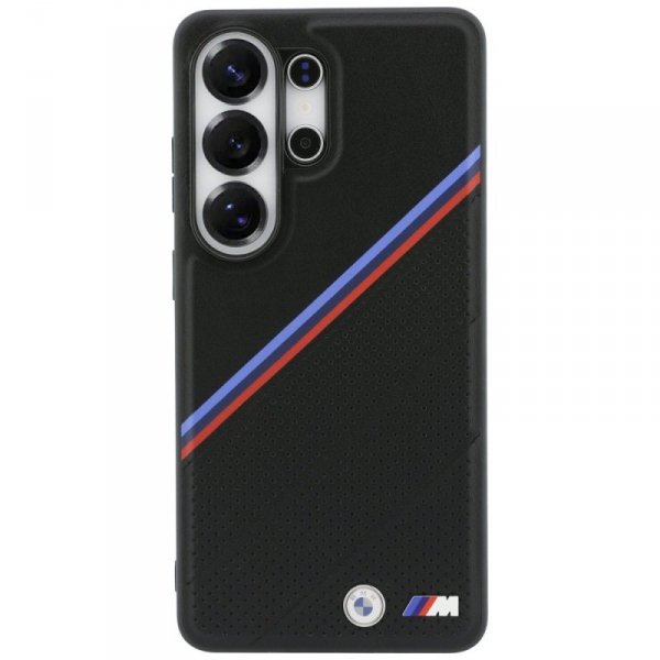 Etui BMW Tricolor Metal Logo MagSafe do  Samsung Galaxy S26 Ultra czarny
