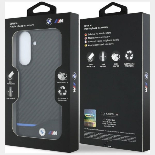 Etui BMW M Carbon do Samsung Galaxy A57 5G czarny