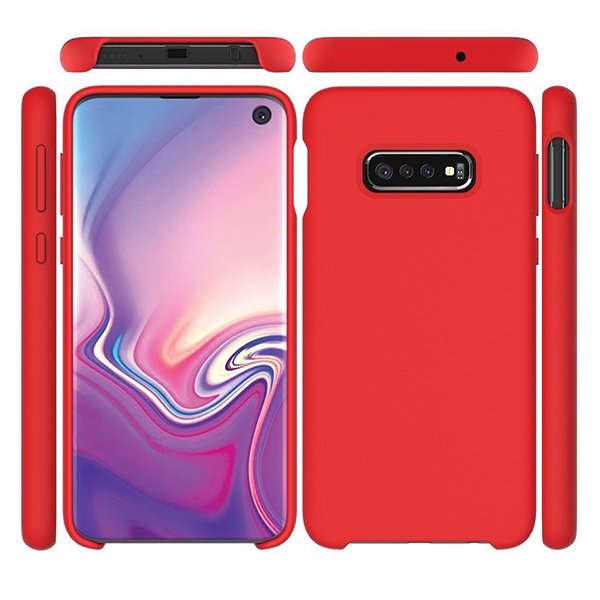 Beline Etui Silicone Samsung S21 Ultra czerwony/red