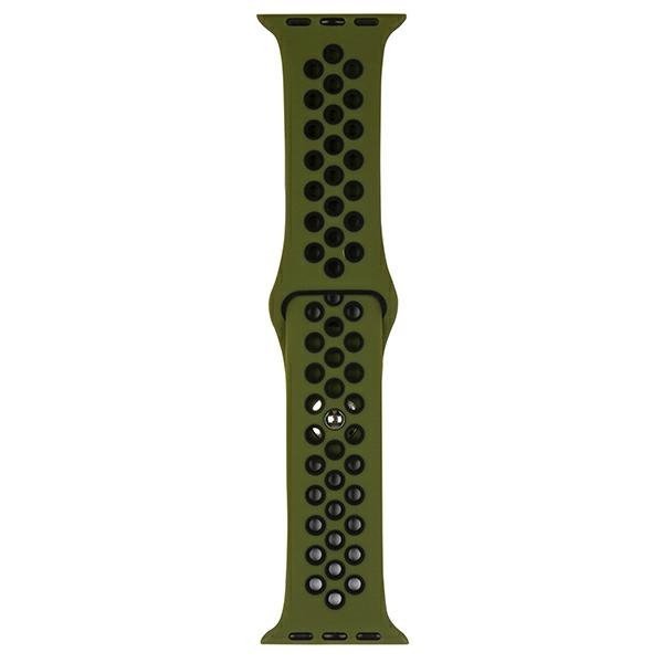 Beline pasek Apple Watch Sport Silicone42/44/45/49mm zielono-czarny green/black