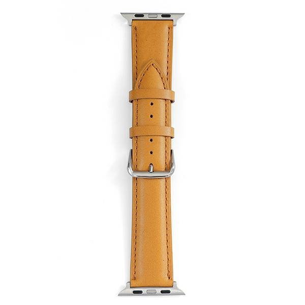 Beline pasek Apple Watch Leather 42/44/45/49mm jasnobrązowy /light brown