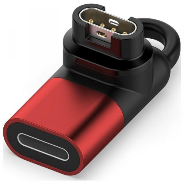 Adapter Lightning Beline do ładowania    zegarków Garmin czerwony