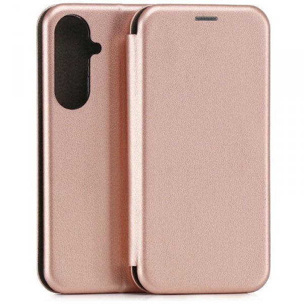 Etui Beline Book Magnetic do Samsung     Galaxy S26+ różowo-złoty