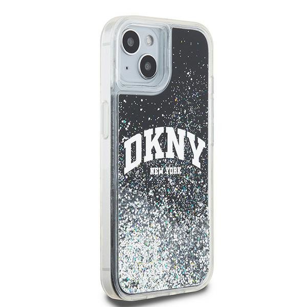 DKNY DKHCP15MLBNAEK iPhone 15 Plus / 14Plus 6.7&quot; czarny/black hardcase Liquid Glitter Big Logo