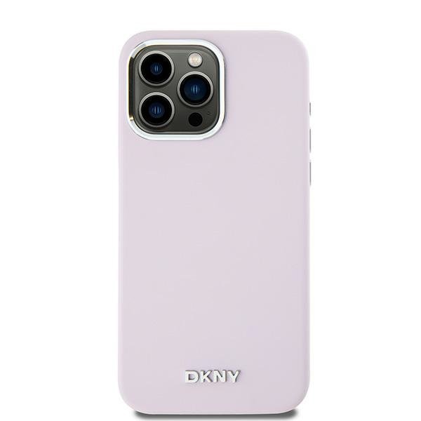 DKNY DKHMP15XSMCHLP iPhone 15 Pro Max6.7&quot; różowy/pink hardcase Liquid Silicone Small Metal Logo MagSafe