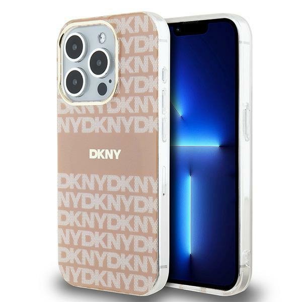 DKNY DKHMP15XHRHSEP iPhone 15 Pro Max6.7&quot; różowy/pink hardcase IML Mono & Stripe MagSafe