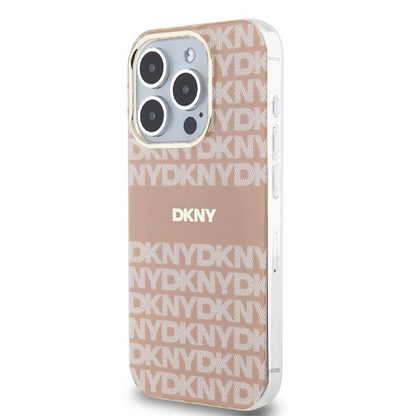 DKNY DKHMP15XHRHSEP iPhone 15 Pro Max6.7&quot; różowy/pink hardcase IML Mono & Stripe MagSafe