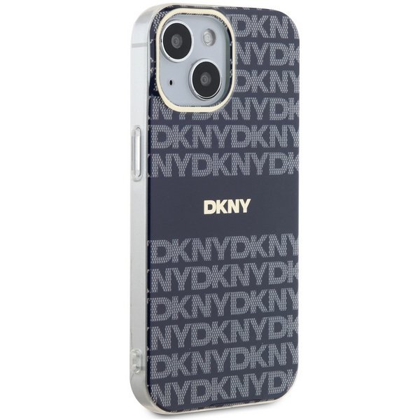 DKNY DKHMP15SHRHSEB iPhone 15 / 14 / 136.1&quot; niebieski/blue hardcase IML Mono & Stripe MagSafe
