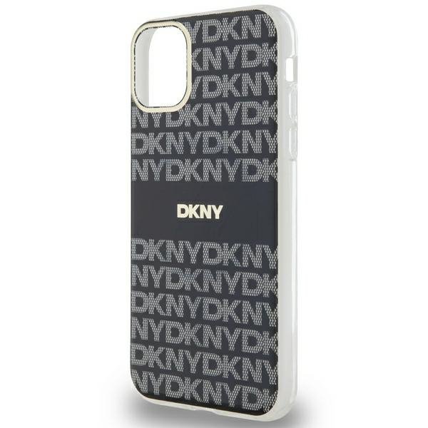 DKNY DKHMN61HRHSEK iPhone 11 / Xr6.1&quot; czarny/black hardcase IML Mono & Stripe MagSafe