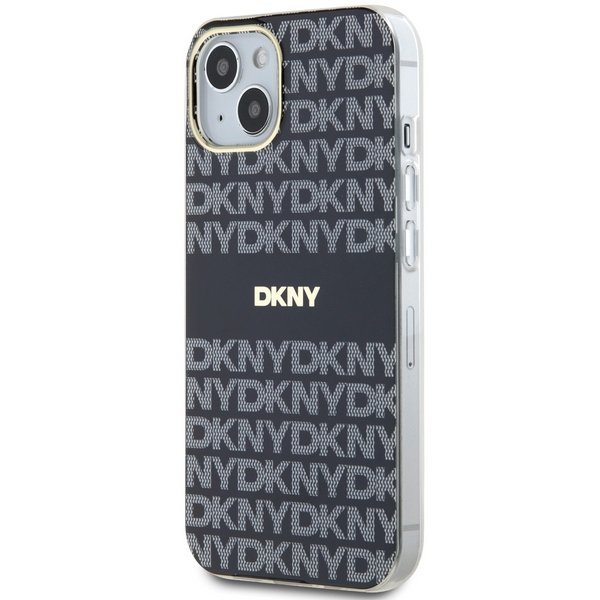DKNY DKHMP15MHRHSEK iPhone 15 Plus /14 Plus 6.7&quot; czarny/black hardcase IML Mono & Stripe MagSafe