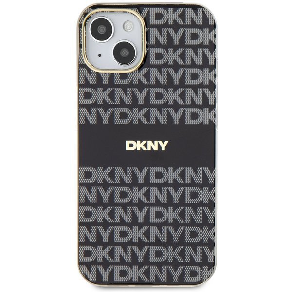 DKNY DKHMP15MHRHSEK iPhone 15 Plus /14 Plus 6.7&quot; czarny/black hardcase IML Mono & Stripe MagSafe