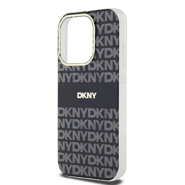 DKNY DKHMP15XHRHSEK iPhone 15 Pro Max6.7&quot; czarny/black hardcase IML Mono & Stripe MagSafe