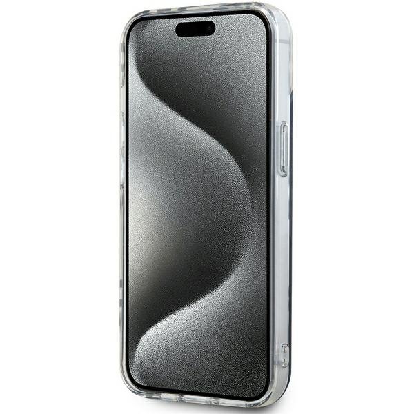 DKNY DKHCP15MHDLCEK iPhone 15 Plus /14 Plus 6.7&quot; czarny/black hardcase IML Checkered Mono Pattern