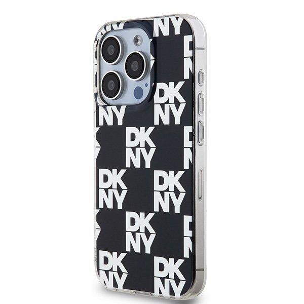 DKNY DKHCP15XHDLCEK iPhone 15 Pro Max6.7&quot; czarny/black hardcase IML Checkered Mono Pattern